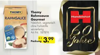 Handelshof Thomy Rahmsauce Gourmet 1L Angebot