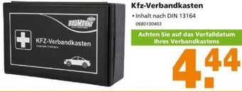 Globus Baumarkt KFZ Verbandkasten Angebot