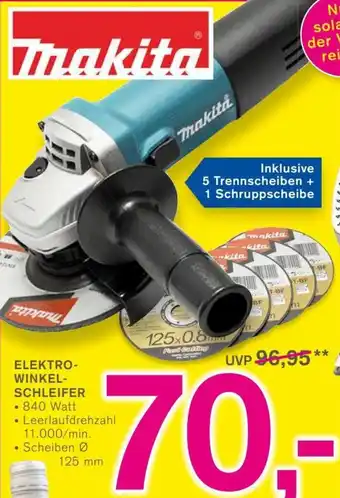 KODi Makita Elektro Winkelschleifer Angebot