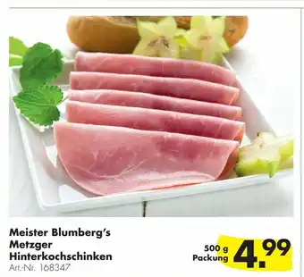 Handelshof Meister Blumberg's Metzer Hinterkochschinken 500g Angebot