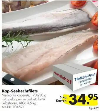 Handelshof Kap-Seehechtfilets 5kg Angebot