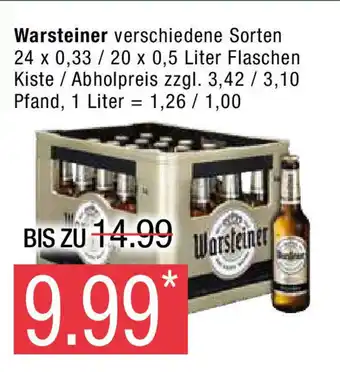 Marktkauf Warsteiner 24*330ml/20*500ml Angebot