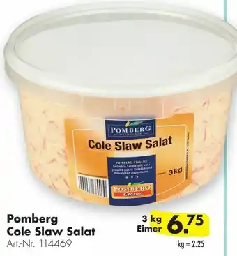 Handelshof Pomberg Cole Slaw Salat 3kg Angebot