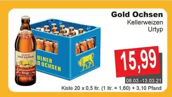 Getränke Göbel Gold Ochsen 20x0,5L Angebot