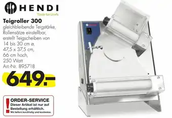 Handelshof Hendi Teigroller 300 Angebot