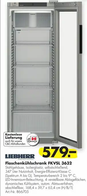 Handelshof Liebherr Flaschenkühlschrank FKVSL 3632 Angebot