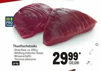 METRO Thunfischsteaks 200g Angebot