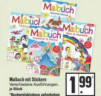 E Reichelt Malbuch Mit Stickern Angebot