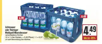 E Reichelt Lichtenauer Oder Thüringer Waldquell Mineralwasser 12x1L Angebot