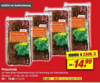 toom Baumarkt Pinienrinde 60 L Angebot