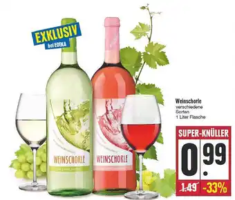 E Reichelt Weinschorle 1L Angebot