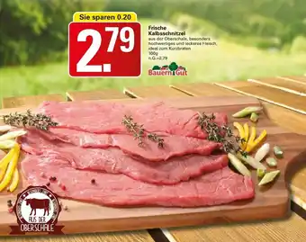 WEZ Bauern Gut Frische Kalbsschnitzel 100 g Angebot