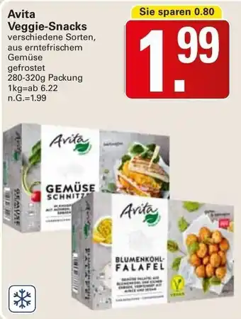 WEZ Avita Veggie Snacks 280-320 g Packung Angebot