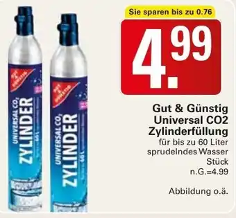 WEZ Gut & Günstig Universal CO2 Zylinderfüllung Angebot