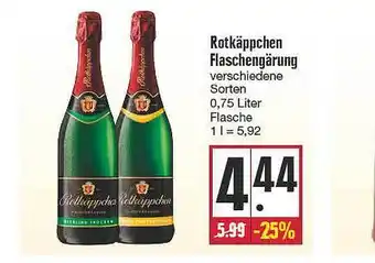 E Reichelt Rotkäppchen Flaschengärung 0,75L Angebot