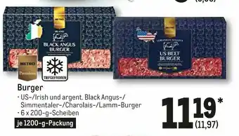 METRO Burger 1200g Angebot