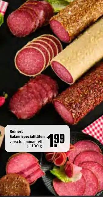 REWE Reinert Salamispezialitäten 100 g Angebot