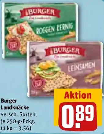 REWE Burger Landknäcke 250 g Pckg. Angebot