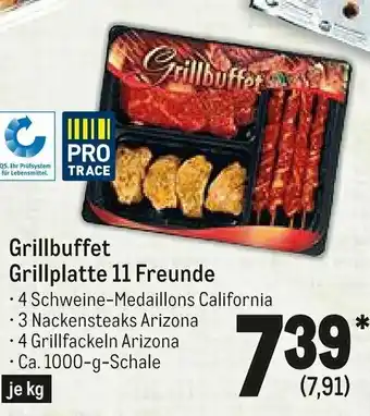 METRO Grillbuffet Grillplatte 11 Freunde 1000g Angebot