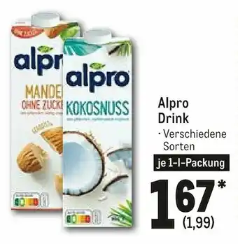 METRO Alpro Drink 1 L Angebot