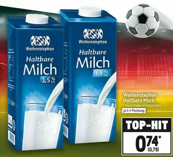 METRO Weihenstephan Haltbare Milch 1L Angebot