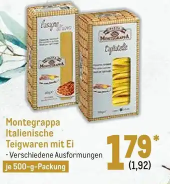 METRO Montegrappa Italienische Teigwaren mit Ei 500g Angebot