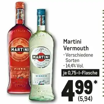 METRO Martini Vermouth 0.75L Angebot