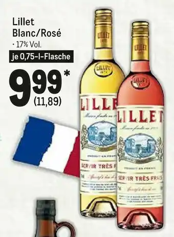 METRO Lillet Blanc oder Rosé 0,75L Angebot