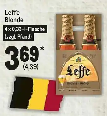 METRO Leffe Blonde 4x0,33L Angebot