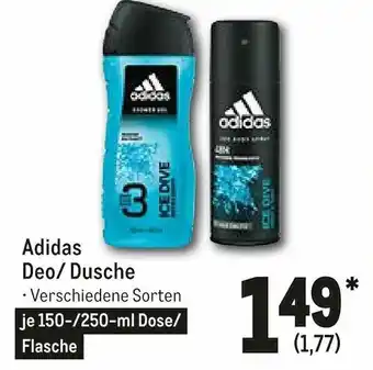 METRO Adidas Deo/Dusche 150/250ml Angebot