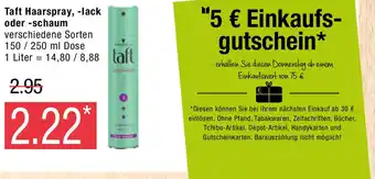 Marktkauf Schwarzkopf Taft Haarspray, -lack o. -schaum 150-250ml Angebot