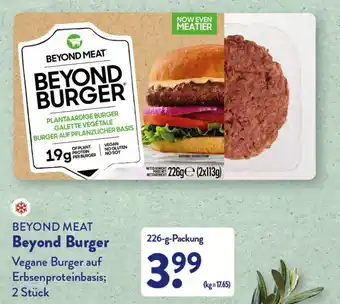 Aldi Nord Beyond Meat Beyond Burger 226 g Packung Angebot