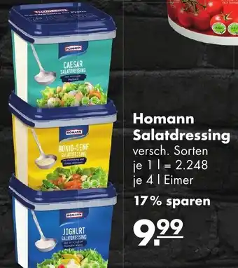 Handelshof Homann Salatdressing 4 L Eimer Angebot