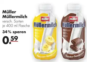 Handelshof Müller Müllermilch 400 ml Flasche Angebot