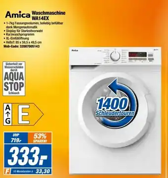 Expert Amica Waschmaschine l  WA14EX Angebot