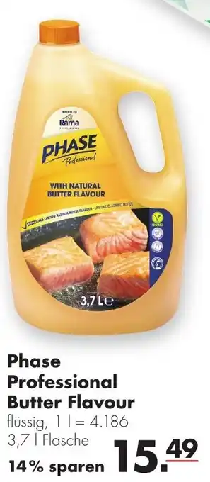 Handelshof Phase Professional Butter Flavour 3,7 L Flasche Angebot