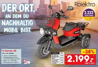 Netto Marken-Discount Rolektro E-Carrier 25 Angebot