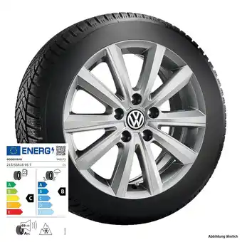 Volkswagen Alu-winterkomplettrad "merano" 16", mit continental wintercontact ts 830 p seal Angebot