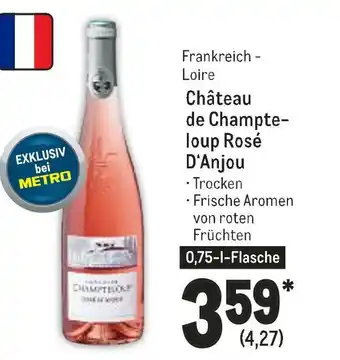 METRO Château de champteloup rosé d‘anjou Angebot