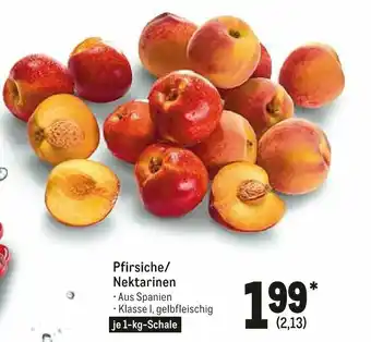 METRO Pfirsiche/Nektarinen 1kg Angebot