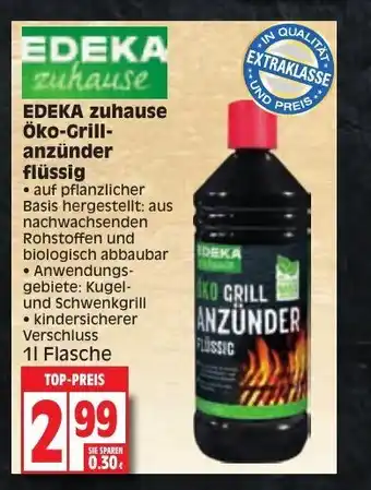 Edeka Edeka zuhause öko Grillanzünder flüssig 1L Angebot