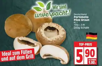 Edeka Portobello Pilze braun 200g Angebot