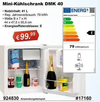 Stabilo Fachmarkt Mini-kühlschrank dmk 40 Angebot