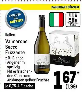 METRO Italien valmarone secco frizzante Angebot