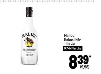 METRO Malibu kokoslikor Angebot