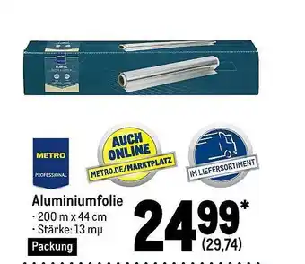 METRO Metro aluminiumfolie Angebot