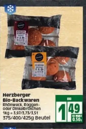 Edeka Herzberger Bio Backwaren 375/400/425g Beutel Angebot