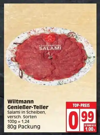 Edeka Wiltmann Genießer Teller 80g Angebot