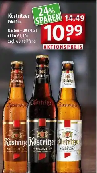 Getränkeland Köstritzer Edel Pils Angebot