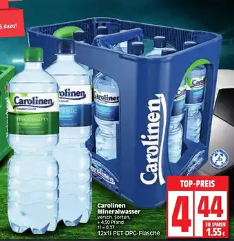 Edeka Carolinen Mineralwasser 12x1L Angebot